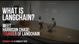 Meet Harrison Chase, Founder - LangChain & Edith Yeung, General Partner  Race Capital, Berkeley 2023