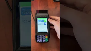 Processing a refund on a D javoo Z11 credit card machine