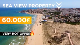 💰 Low price property in Spain 🔥 60.000€ 🔥 Apartment with sea views in Torrevieja 🌴