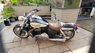 Triumph Thunderbird Loud Pipes / Custom Cruiser. Update