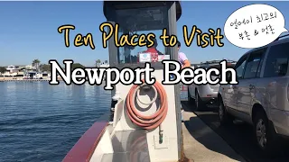 [얼바인 옆 뉴포트비치] 10군데 핵심투어| Newport Beach Piers| Whale Watching| Auto Ferry to Balboa Island| Fun Zone