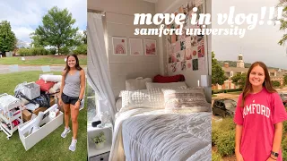 Move-in Vlog!!! //Freshman year- Samford University