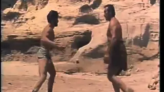 Hercules Unchained Steve Reeves fight scene Anteas