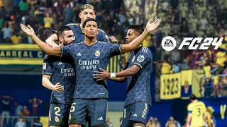 Villarreal vs Real Madrid - La Liga 23/24 Full Match | FC 24 PC Gameplay 4K