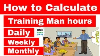How to calculate Training Man hours | Training man hours by Daily/Weekly/Monthly | HSE STUDY GUIDE