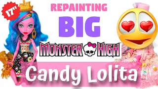 CANDY LOLITA / BIG 17'' MONSTER HIGH DOLL REPAINT / Sweet Lolita by Poppen Atelier