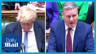 Keir Starmer berates Boris Johnson following Sue Gray partygate report