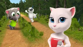 КТО КРУЧЕ #34? ГОВОРЯЩИЙ КОТ ТОМ TALKING TOM vs ГОВОРЯЩАЯ АНДЖЕЛА TALKING ANGELA & Talking Hank Хэнк