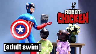 Robot Chicken | Captain America's Top Tips | Adult Swim UK 🇬🇧