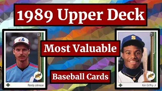 1989 Upper Deck Baseball Cards - 28 Most Valuable