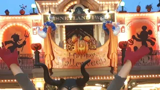 La décoration d' Halloween 2020 à disneyland Paris