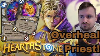 Overheal Priest does so much DAMAGE! (Hearthstone: Whizbang)