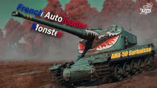 War Thunder - Amx 50 Surbaissé Montage "French Autoloader Monster" #warthunder