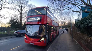 Full Route Visual | 264: West Croydon to Tooting, St George’s Hospital (Ee80 - LG72DPF)