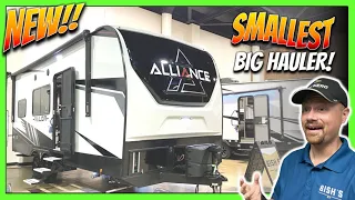 NEW MODEL!! • SHORT with HUGE Feature & Space!! 2023 Alliance Valor 21T15 Travel Trailer Toy Hauler