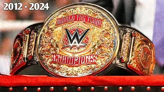WWE World Tag Team Championship PPV Match Card Compilation (2012 - 2024) With Title Changes