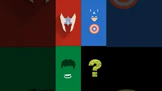 Thor | Captain America | Hulk | ? | edit 💥 | #avengers #marvel #shorts