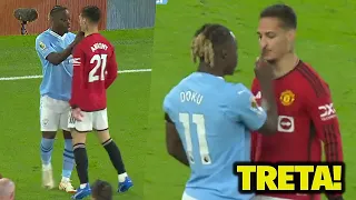 TRETA! ANTONY E DOKU SE ESTRANHARAM NO CLÁSSICO DE MANCHESTER