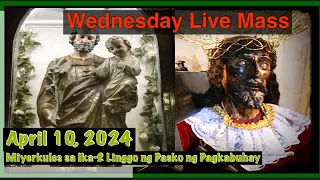 Holy Live Mass Today Wednesday April 10, 2024