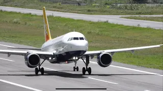 Another Paro Landing Runway 15 on Windy Afternoon.