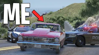 Trolling Cops with 1000HP Drag Car on GTA 5 RP