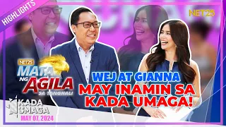 WEJ CUDIAMAT AT GIANNA LLANES, NABIBITIN NGA BA SA ORAS NG KANILANG PROGRAMA SA NET25?