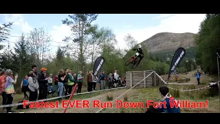 Fastest EVER Run Down Fort William - Record Breaking Run from Laurie Greenland