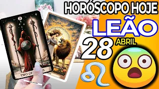 🌓GIGANTE É O SALTO QUE VOCÊ VAI EXPERIMENTAR❗️😱 Leão ♌ 28 abril 2024 | Horoscopo do dia de hoje ♌