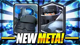 UNSTOPPABLE NEW META COMBO!! MEGA KNIGHT + MINI PEKKA CYCLE!! - Clash Royale Mega Knight Deck