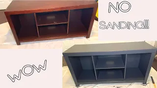 HOW TO| PAINT LAMINATE FURNITURE| DIY| NO SANDING