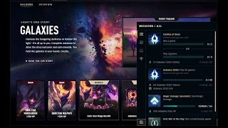 LOL League of Legends GALAXIES 2020 MISSION