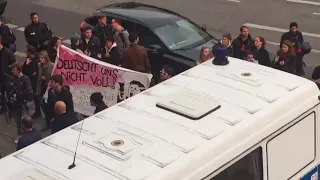 Leftist Protesters Gather Outside AfD Event in Berlin