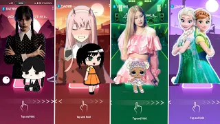 Wednesday Dance with My Hands vs Toca Toca Anime vs Blackpink Lisaa mony vs Into The Unknown!!