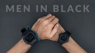 MEN IN BLACK - CASIO G-SHOCK GX-56BB-1 VS G-SHOCK G-100BB-1A