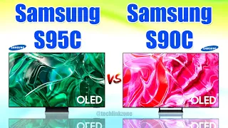 Samsung S95C vs Samsung S90C QD-OLED TV Comparison