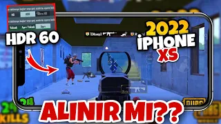 iPhoneXS 2022 ALINIR MI?? | HDR 60 FPS PUBG İÇİN MÜKEMMEL CİHAZ - PUBG Mobile