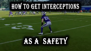 Madden NFL 24 - How To Get Interceptions As A Safety In Career Mode