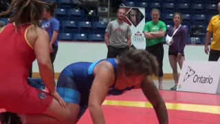 2016  CAN CUP FW63kg Mallory Velte (USA) vs Breanne Graham (Canada)