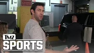 John Krasinski- I Believe In Garoppolo...Pats Will Go 4-0 Without Brady | TMZ Sports