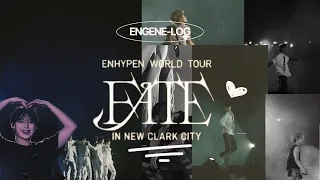 [엔진로그 | ENGENE-LOG | enhypen fate tour in new clark city (lots of fancams !) ★ ; 🦇🍷. . ♱