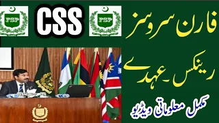CSS Foreign Services Of Pakistan|FSP Hierarchy Ranks|FSP Selection Criteria FPSC|CSS FPSC Jobs 2021