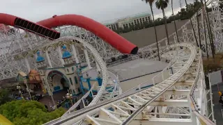 Incredicoaster April 2023 front row GoPro