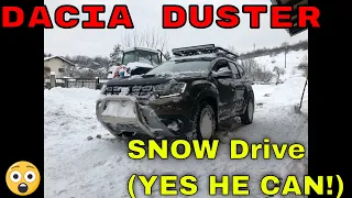 NEW DACIA DUSTER 2018 - Snow Drive (DASHCAM) 📷