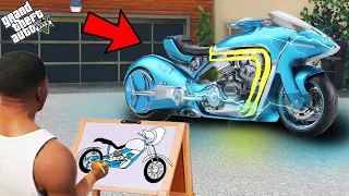 Franklin Using Magical Painting To Find The Powerful & Strongest God Bike In Gta V