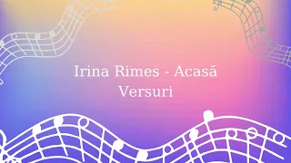 Irina Rimes - Acasă Versuri