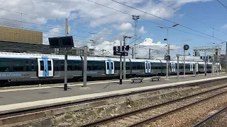 Transilien P SNCF - Passage sans arrêt d'une NAT à Pantin avec @PassionDuRails94