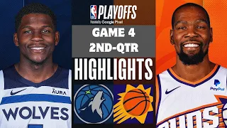 Minnesota Timberwolves vs. Phoenix Suns Game 4 Highlights 2nd-QTR | April 28 | 2024 NBA Playoffs