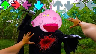 FNF VS Peppa.EXE PARKOUR IN REAL LIFE || FNF Muddy Puddles Funkin' got me be like