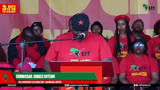 CIC Julius Malema Addresses EFF Birthday Celebration, at Marikana North west.