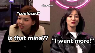 twice *genuine* reaction on mina's twerk... (ft. twice greatest enemy)